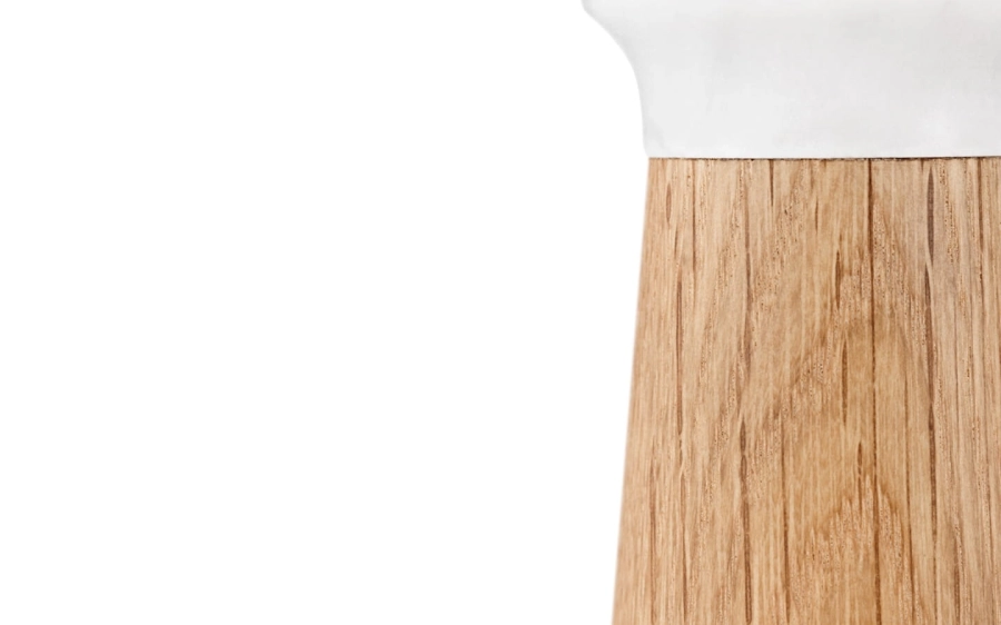 NORMANN COPENHAGEN młynek do soli CRAFT S dąb/biały