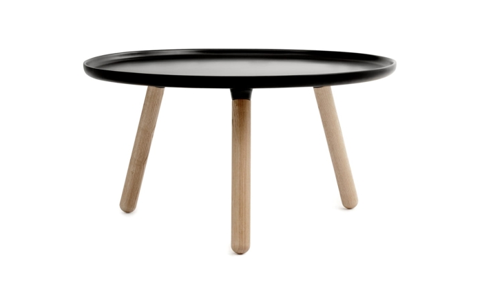 NORMANN COPENHAGEN stolik kawowy TABLO L czarny/naturalny