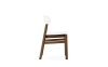 NORMANN COPENHAGEN krzesło HERIT dymiony dąb/białe