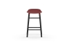 NORMANN COPENHAGEN krzesło barowe FORM WOOD czarne/czerwone