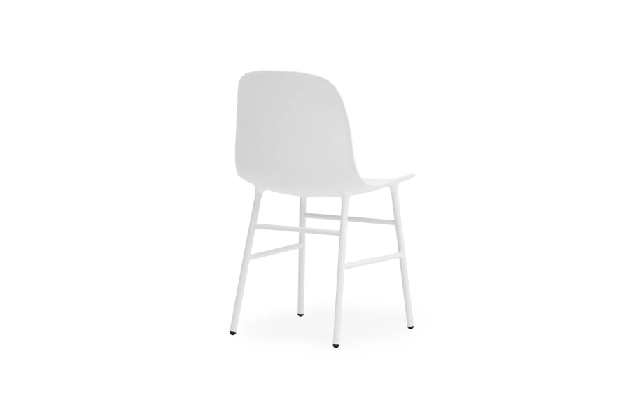 NORMANN COPENHAGEN krzesło FORM STEEL białe