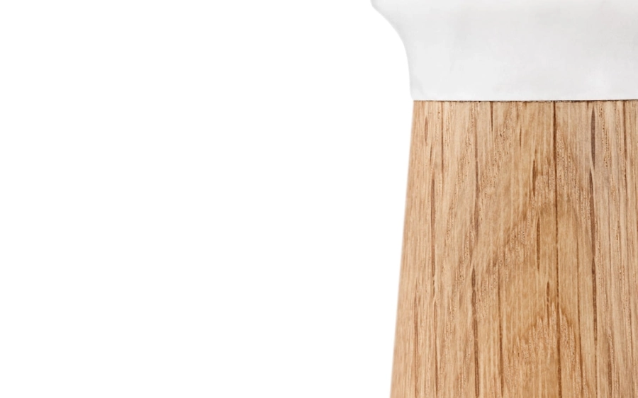 NORMANN COPENHAGEN młynek do soli CRAFT L dąb/biały