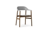 NORMANN COPENHAGEN krzesło z podłokietnikami HERIT dymiony dąb/szare