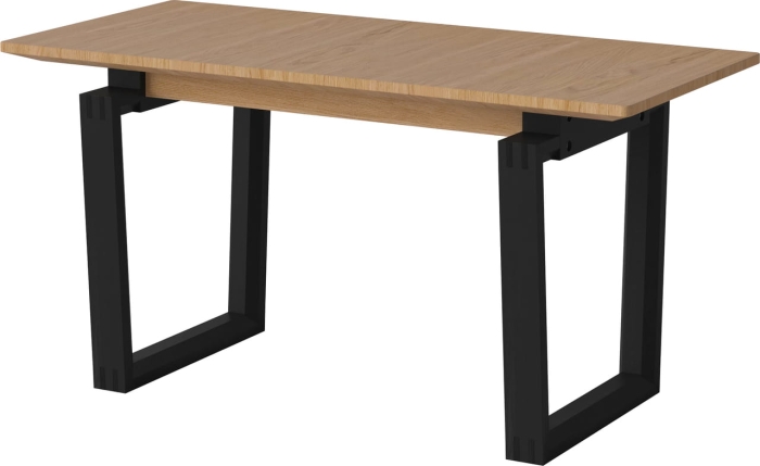 BOLIA ławka NORD 90cm dąb/czarny dąb