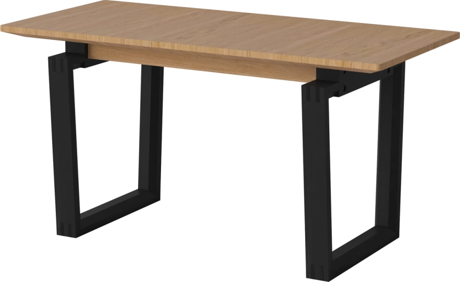 BOLIA ławka NORD 90cm dąb/czarny dąb