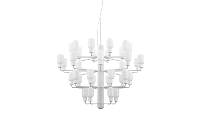 NORMANN COPENHAGEN żyrandol AMP L biały marmur