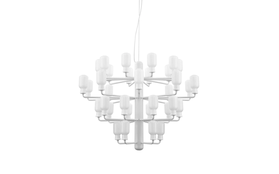 NORMANN COPENHAGEN żyrandol AMP L biały marmur