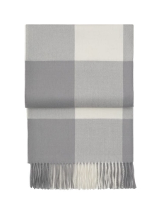 ELVANG pled wełniany WHISPER flint grey / cream