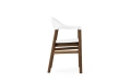 NORMANN COPENHAGEN krzesło z podłokietnikami HERIT dymiony dąb/białe