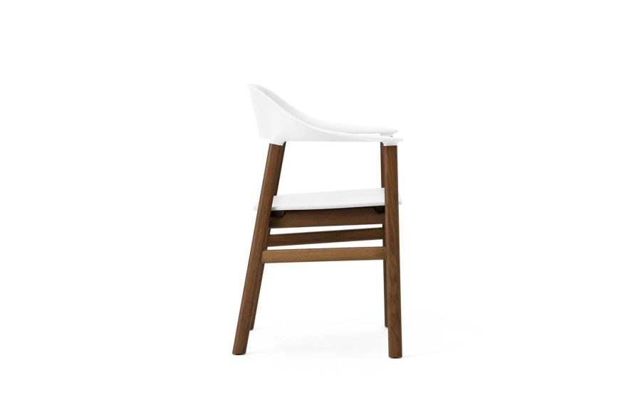 NORMANN COPENHAGEN krzesło z podłokietnikami HERIT dymiony dąb/białe