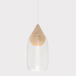 MATER lampa wisząca LIUKU DROP natural/szkło