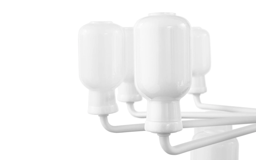 NORMANN COPENHAGEN żyrandol AMP S biały marmur