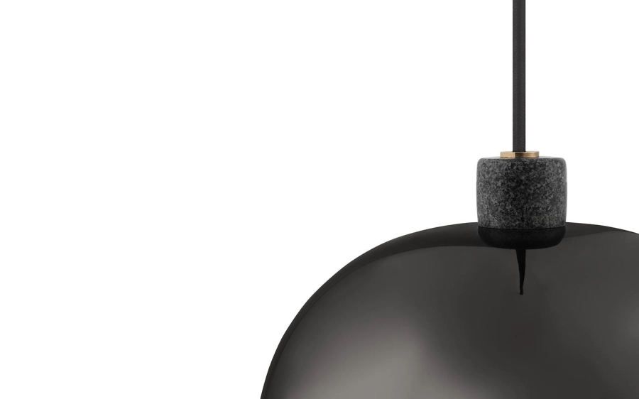 NORMANN COPENHAGEN lampa wisząca GRANT śr. 23 czarna