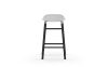NORMANN COPENHAGEN krzesło barowe FORM WOOD czarne/białe