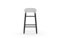 NORMANN COPENHAGEN krzesło barowe FORM WOOD czarne/białe