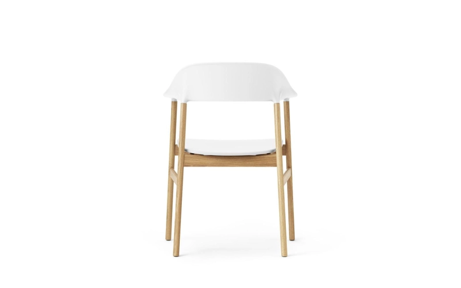 NORMANN COPENHAGEN krzesło z podłokietnikami HERIT dąb/białe