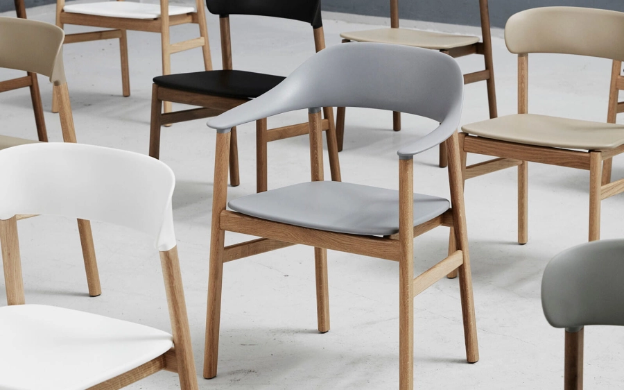 NORMANN COPENHAGEN krzesło z podłokietnikami HERIT