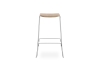 NORMANN COPENHAGEN stołek barowy JUST dąb/chrom