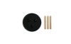 NORMANN COPENHAGEN stolik kawowy TABLO S czarny/naturalny