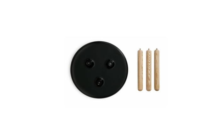 NORMANN COPENHAGEN stolik kawowy TABLO S czarny/naturalny