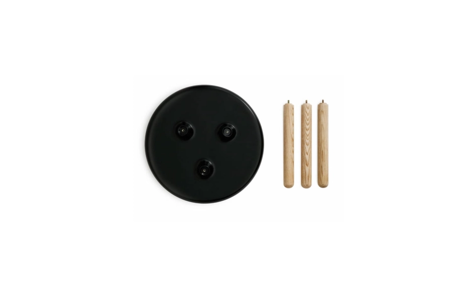 NORMANN COPENHAGEN stolik kawowy TABLO S czarny/naturalny
