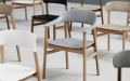 NORMANN COPENHAGEN krzesło HERIT dymiony dąb/czarne