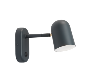 NORTHERN kinkiet BUDDY ciemnoszary