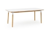NORMANN COPENHAGEN stół FORM 95x200 biały
