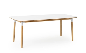 NORMANN COPENHAGEN stół FORM 95x200 dąb / biały