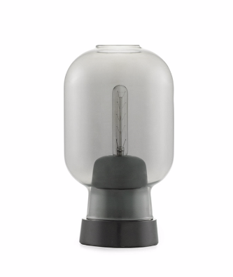 NORMANN COPENHAGEN lampa stołowa AMP czarny marmur