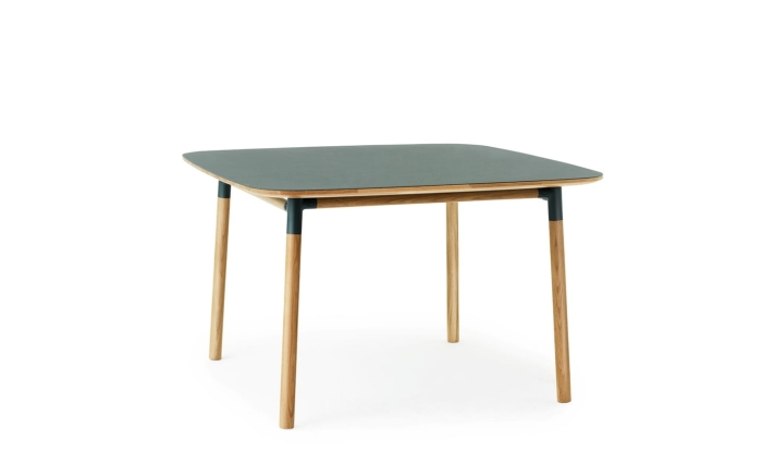 NORMANN COPENHAGEN stół FORM 120x120 zielony
