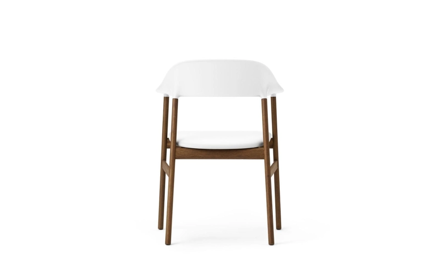 NORMANN COPENHAGEN krzesło z podłokietnikami tapicerowane HERIT dymiony dąb/białe