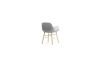 NORMANN COPENHAGEN miniaturka krzesła z podłokietnikami FORM szara