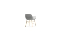 NORMANN COPENHAGEN miniaturka krzesła z podłokietnikami FORM szara