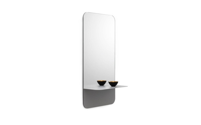 NORMANN COPENHAGEN lustro HORIZON pionowe szare