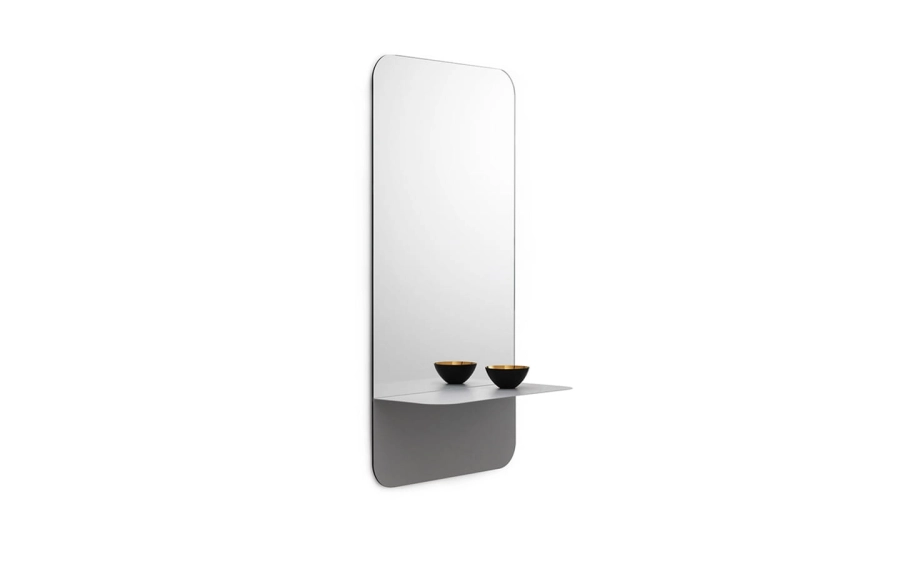 NORMANN COPENHAGEN lustro HORIZON pionowe szare