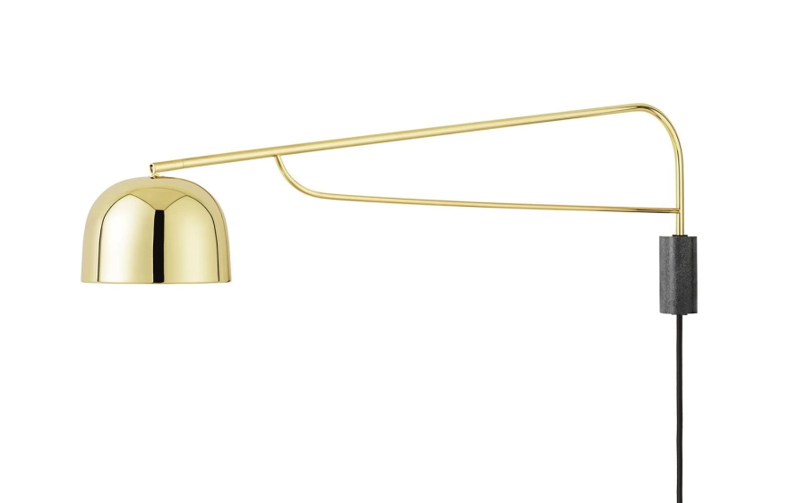 NORMANN COPENHAGEN lampa ścienna GRANT złota