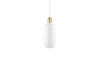 NORMANN COPENHAGEN lampa wisząca AMP L mosiądz/białe szkło