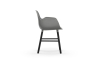 NORMANN COPENHAGEN krzesło z podłokietnikami FORM WOOD czarny/szary