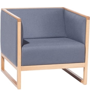 TON fotel klubowy CASABLANCA 683 tapicerowany, dąb