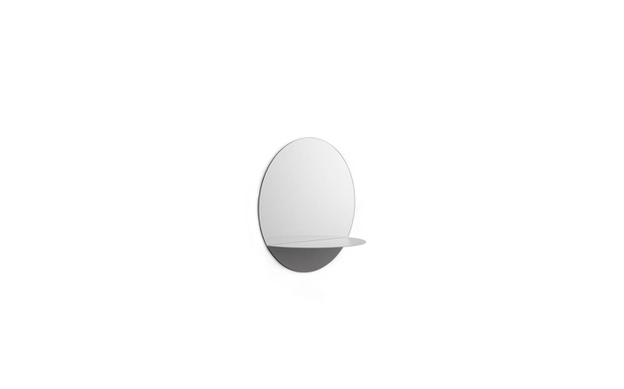 NORMANN COPENHAGEN lustro HORIZON okrągłe szare