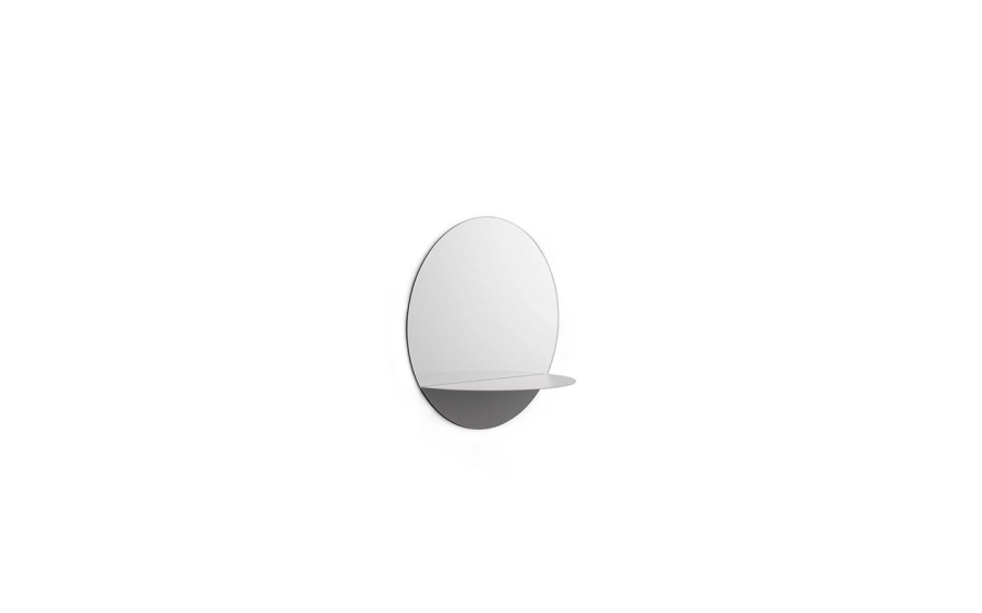 NORMANN COPENHAGEN lustro HORIZON okrągłe szare