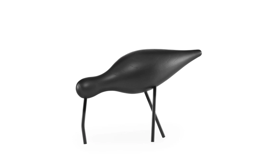NORMANN COPENHAGEN figurka SHOREBIRD L czarna