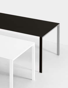 KRISTALIA stół rozkładany THIN-K aluminium
