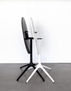 KRISTALIA stół ELEPHANT 106 cm składany, okrągły