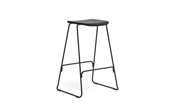 NORMANN COPENHAGEN stołek barowy JUST czarny