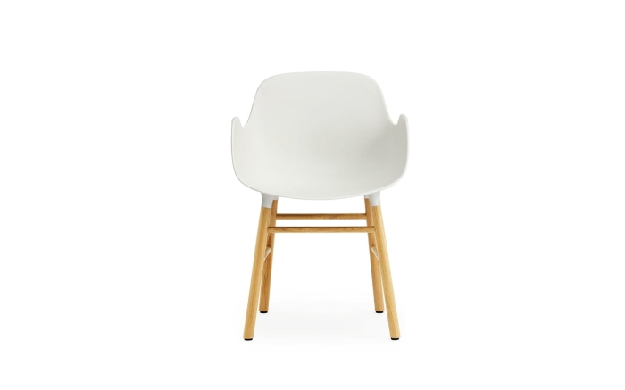 NORMANN COPENHAGEN krzesło z podłokietnikami FORM WOOD dąb/białe