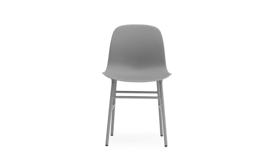 NORMANN COPENHAGEN krzesło FORM STEEL szare