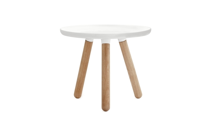 NORMANN COPENHAGEN stolik kawowy TABLO S biały/naturalny