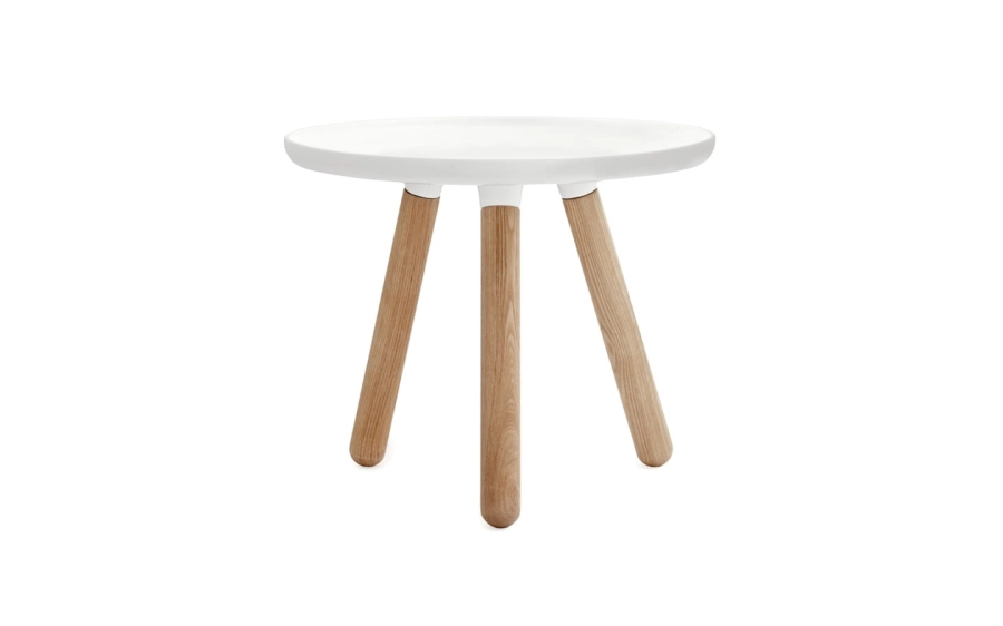 NORMANN COPENHAGEN stolik kawowy TABLO S biały/naturalny